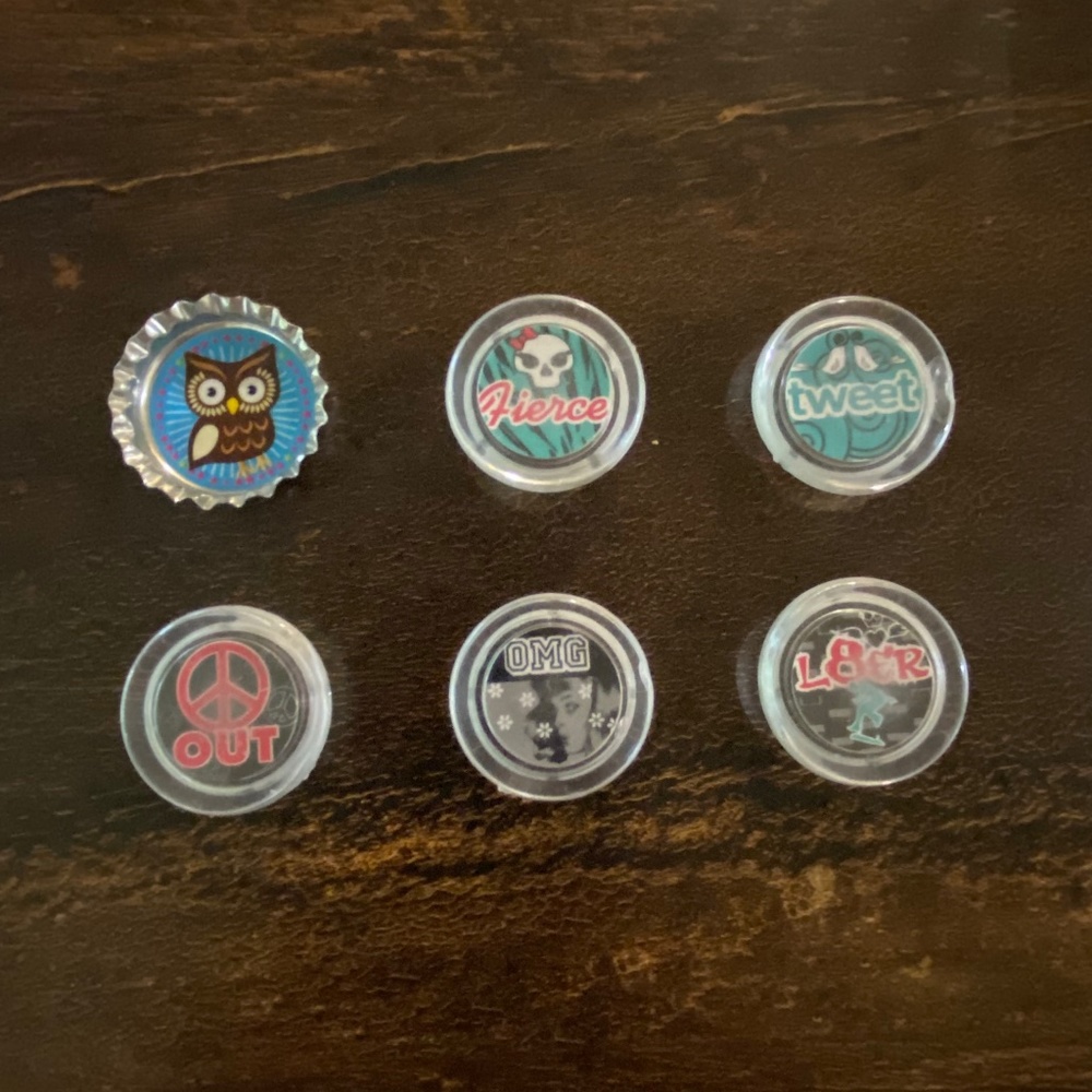 Set of Five Locker Magnets